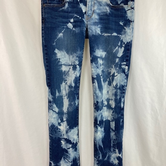 Custom Bleached American Eagle Straight Jeans 6 - Picture 13 of 14